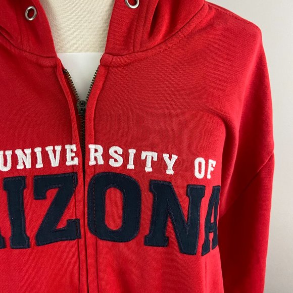 🌿4/$35 🌿CHAMPION UNIVERSITY OF ARIZONA Zip Up Red Hoodie - Picture 3 of 8